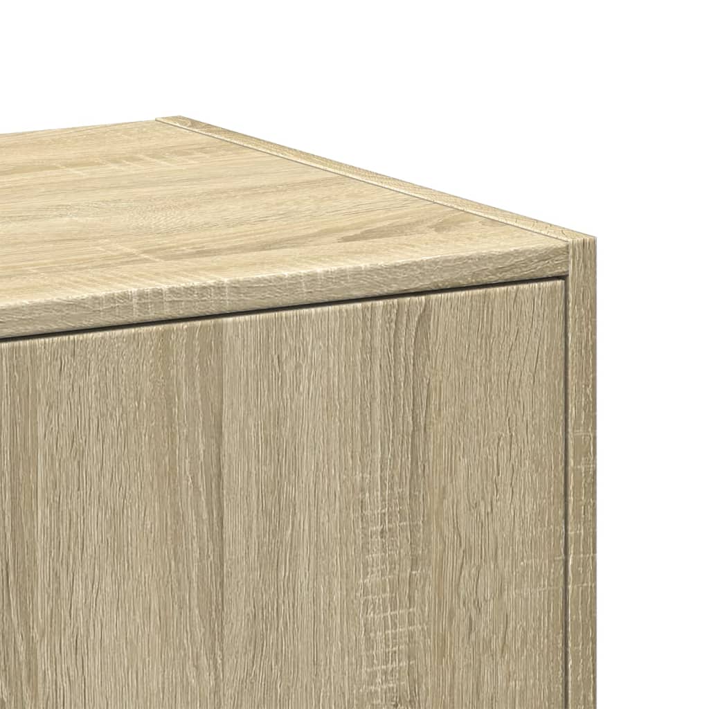 vidaXL Apothekerschrank Sonoma-Eiche 30x41x118 cm Holzwerkstoff