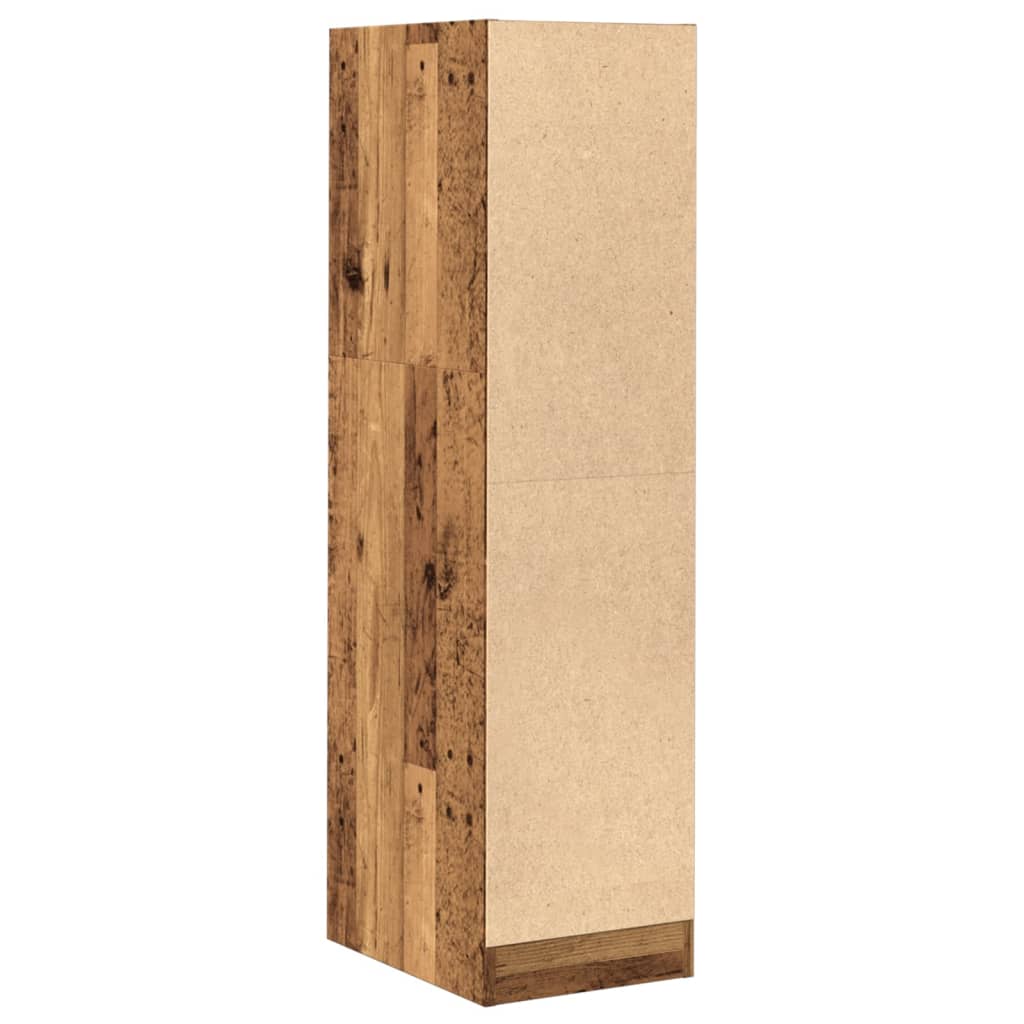 vidaXL Apothekerschrank Altholz-Optik 30x41x118 cm Holzwerkstoff