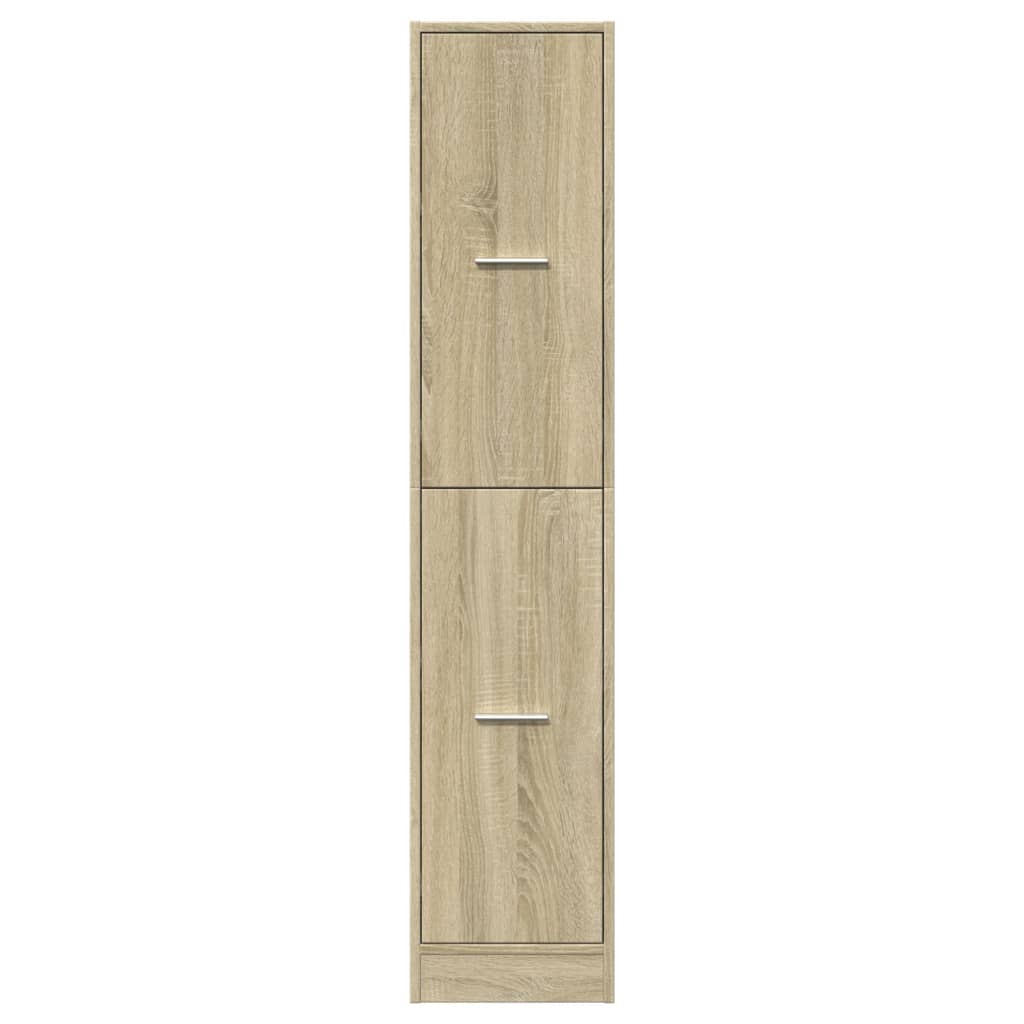 Apothekerschrank Sonoma-Eiche 30x41x144,5 cm Holzwerkstoff Stilecasa