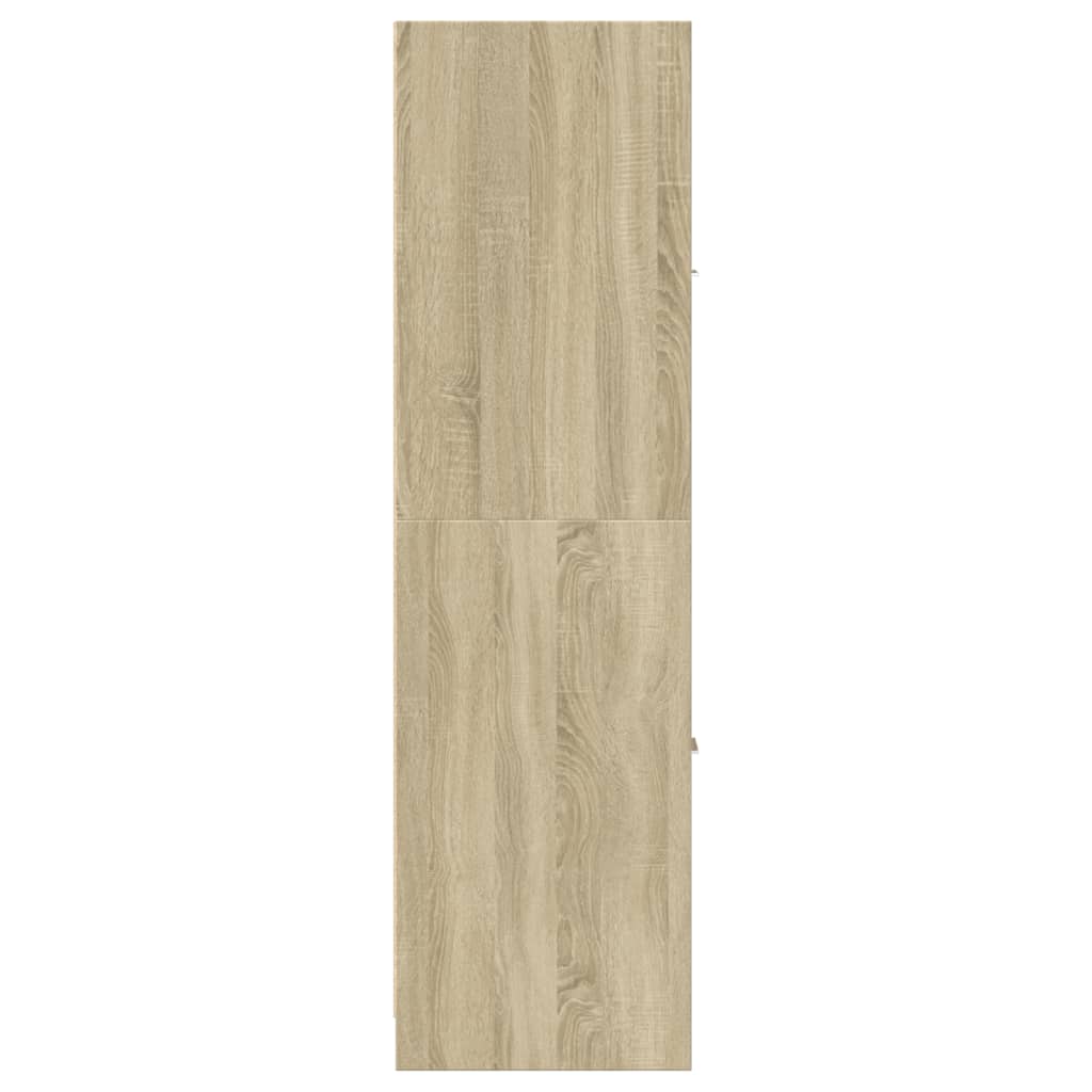 Apothekerschrank Sonoma-Eiche 30x41x144,5 cm Holzwerkstoff Stilecasa