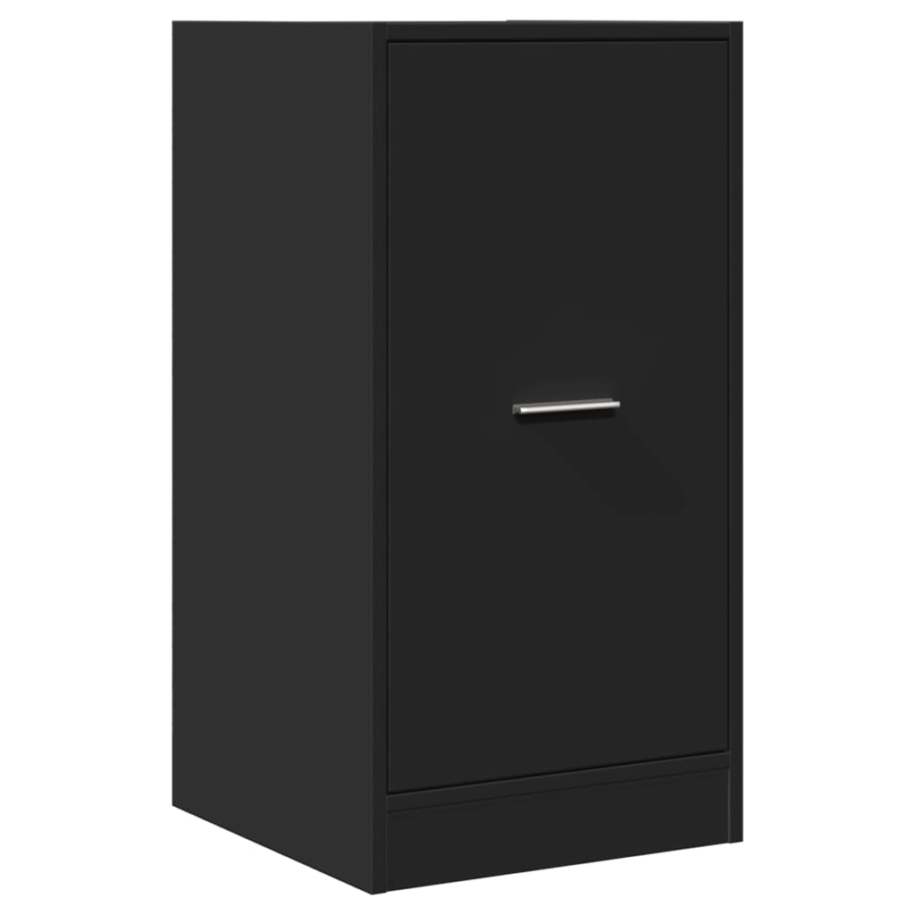 vidaXL Apothekerschrank Schwarz 40x41x77,5 cm Holzwerkstoff