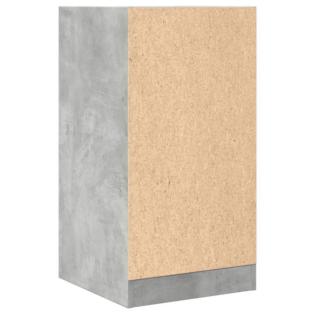 vidaXL Apothekerschrank Betongrau 40x41x77,5 cm Holzwerkstoff