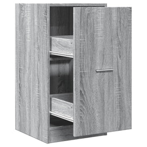 vidaXL Apothekerschrank Grau Sonoma 40x41x77,5 cm Holzwerkstoff