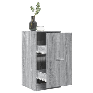 vidaXL Apothekerschrank Grau Sonoma 40x41x77,5 cm Holzwerkstoff