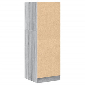 vidaXL Apothekerschrank Grau Sonoma 40x41x118 cm Holzwerkstoff