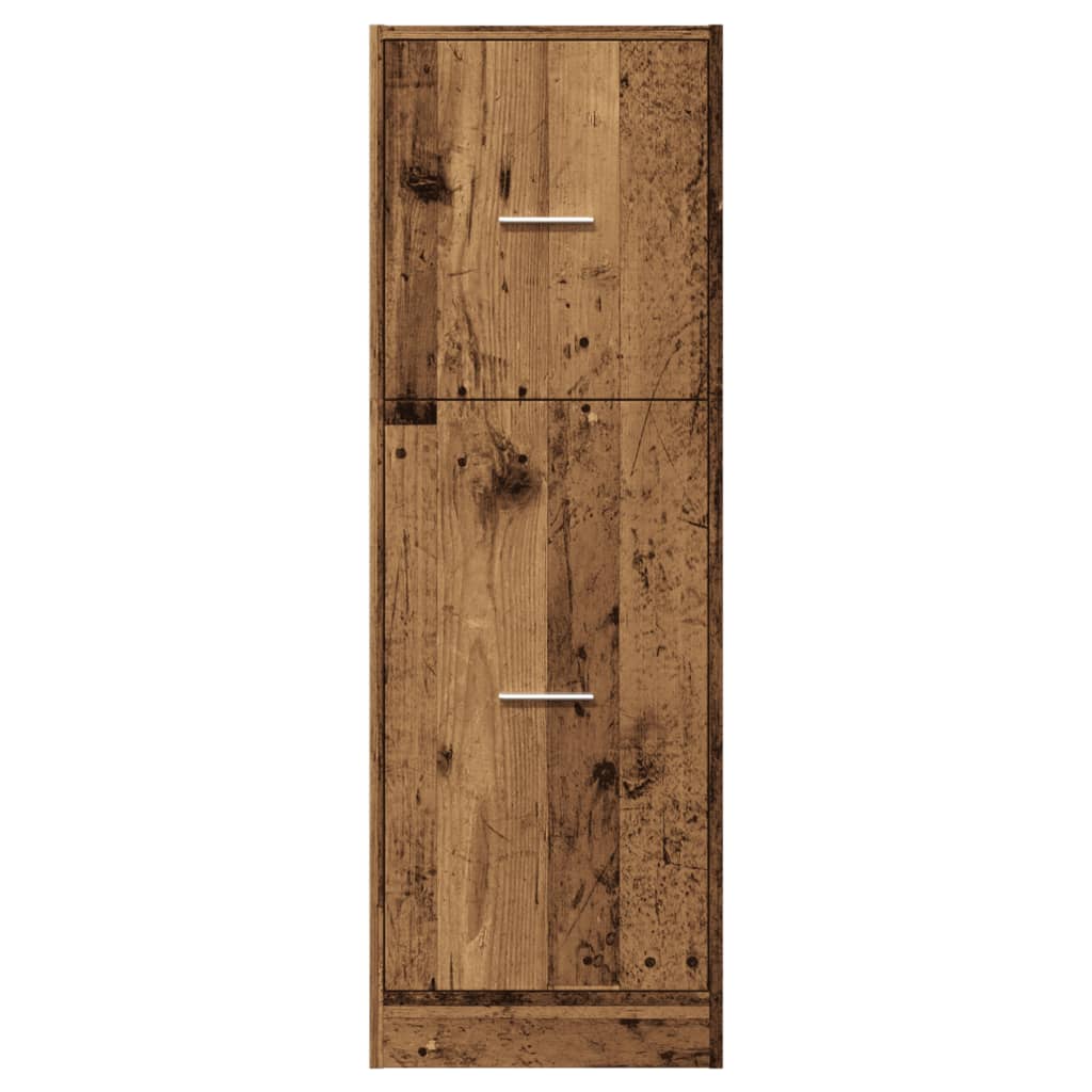 vidaXL Apothekerschrank Altholz-Optik 40x41x118 cm Holzwerkstoff