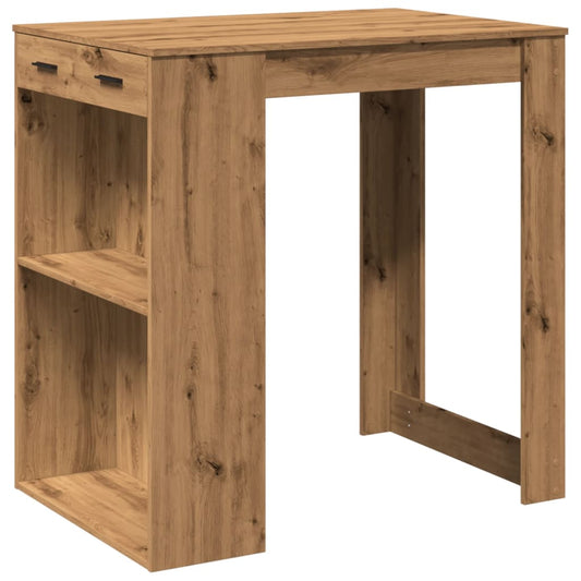 Bartisch Artisan-Eiche 102x70x103,5 cm Holzwerkstoff