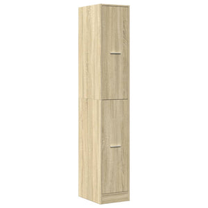 vidaXL Apothekerschrank Sonoma-Eiche 30x41x174,5 cm Holzwerkstoff