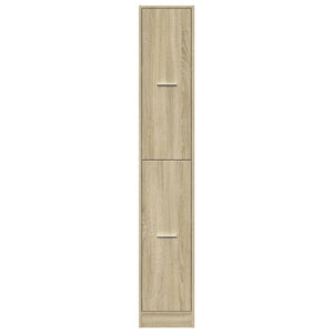 vidaXL Apothekerschrank Sonoma-Eiche 30x41x174,5 cm Holzwerkstoff