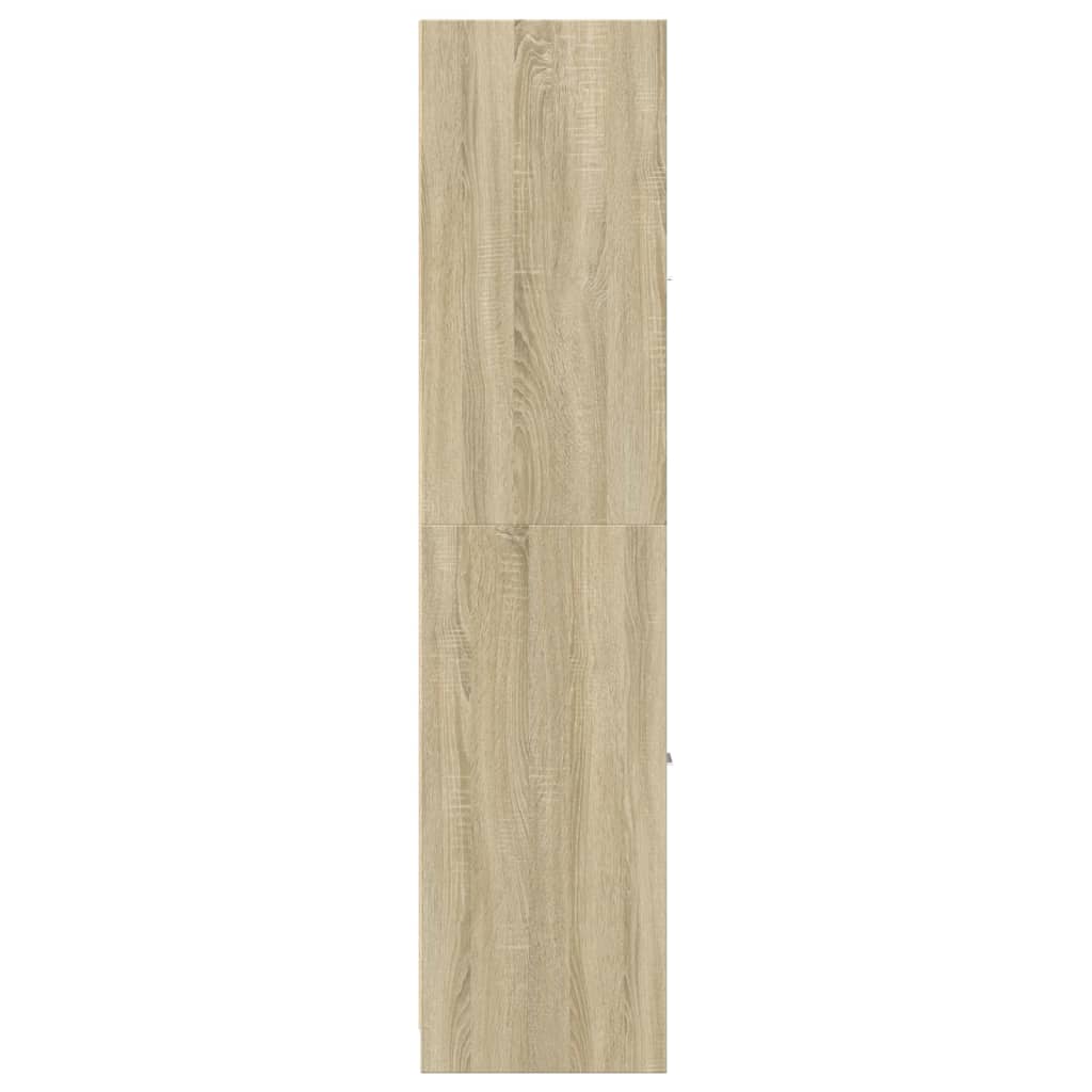 vidaXL Apothekerschrank Sonoma-Eiche 30x41x174,5 cm Holzwerkstoff