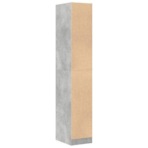 vidaXL Apothekerschrank Betongrau 30x41x174,5 cm Holzwerkstoff