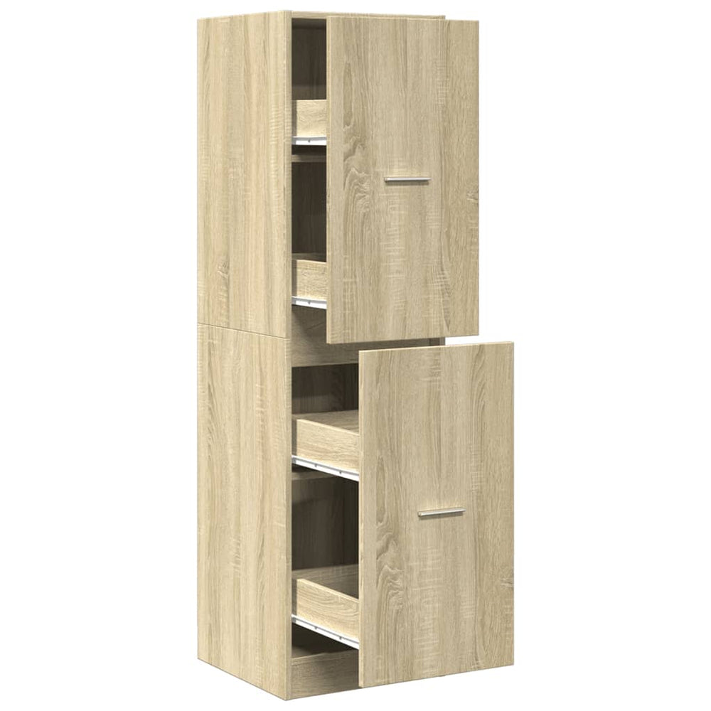 Apothekerschrank Sonoma-Eiche 40x41x144,5 cm Holzwerkstoff VIDAXL