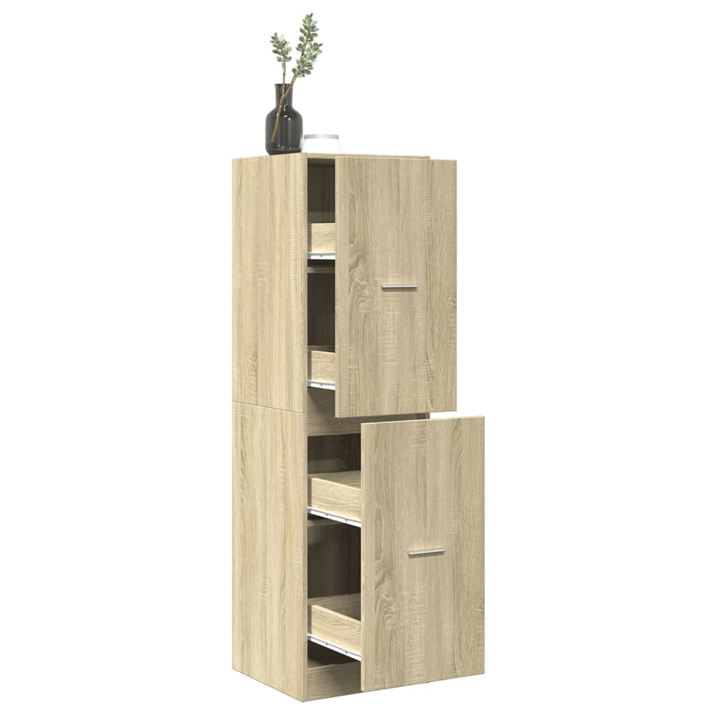 Apothekerschrank Sonoma-Eiche 40x41x144,5 cm Holzwerkstoff VIDAXL