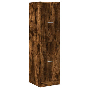 vidaXL Apothekerschrank Räuchereiche 40x41x144,5 cm Holzwerkstoff