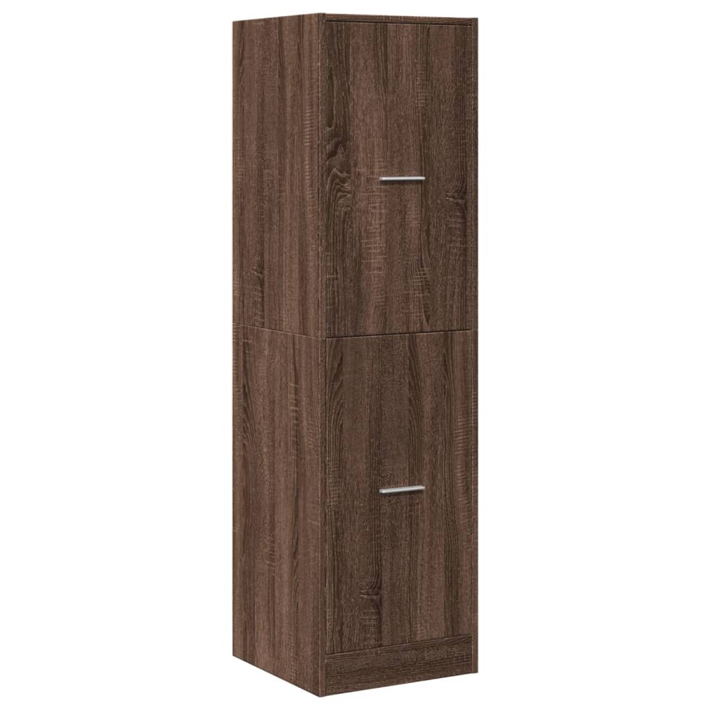 vidaXL Apothekerschrank Eichen-Optik 40x41x144,5 cm Holzwerkstoff