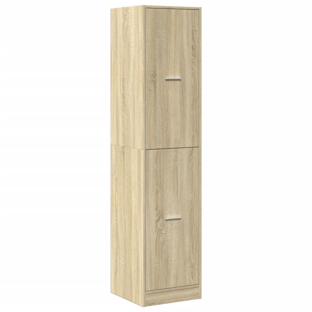 vidaXL Apothekerschrank Sonoma-Eiche 40x41x174,5 cm Holzwerkstoff