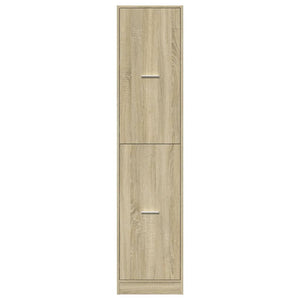 vidaXL Apothekerschrank Sonoma-Eiche 40x41x174,5 cm Holzwerkstoff