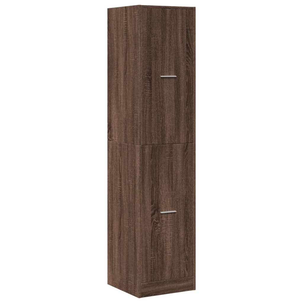 vidaXL Apothekerschrank Eichen-Optik 40x41x174,5 cm Holzwerkstoff