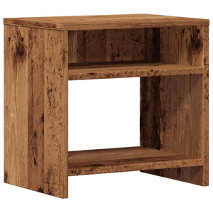 vidaXL Nachttisch Altholz-Optik 40x30x40 cm Holzwerkstoff