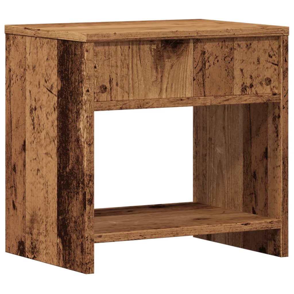 vidaXL Nachttisch Altholz-Optik 40x30x40 cm Holzwerkstoff