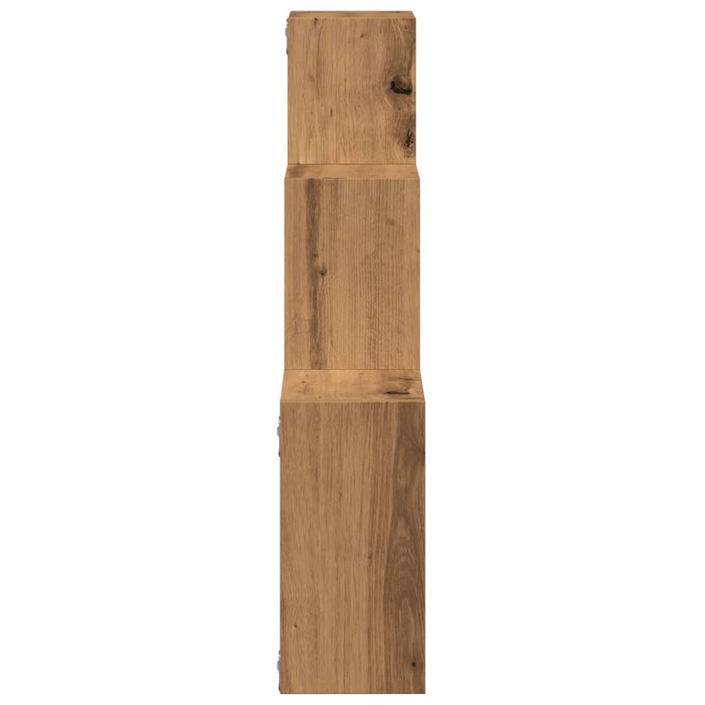 vidaXL Wandregale Artisan-Eiche 68x15x68 cm Holzwerkstoff