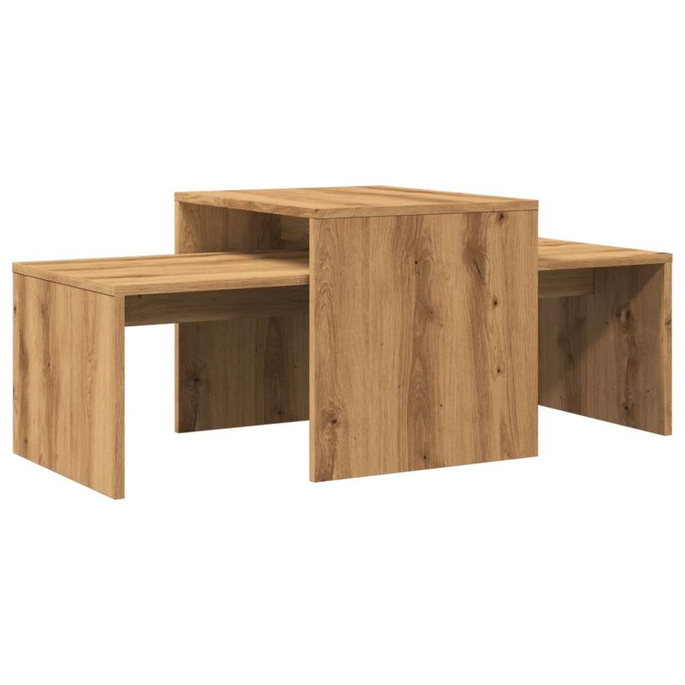 Couchtisch Artisan-Eiche 100x48x40 cm Holzwerkstoff VIDAXL