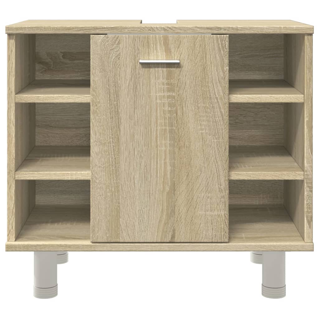 vidaXL Badezimmerschrank Sonoma-Eiche 60x32x53,5 cm Holzwerkstoff