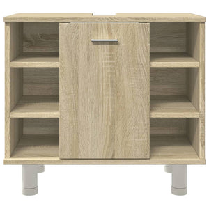 vidaXL Badezimmerschrank Sonoma-Eiche 60x32x53,5 cm Holzwerkstoff