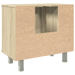 vidaXL Badezimmerschrank Sonoma-Eiche 60x32x53,5 cm Holzwerkstoff