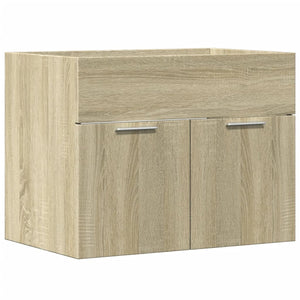 Waschbeckenunterschrank Sonoma-Eiche 60x38,5x46cm Holzwerkstoff VIDAXL