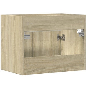 Waschbeckenunterschrank Sonoma-Eiche 60x38,5x46cm Holzwerkstoff VIDAXL