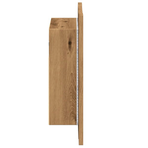 LED-Spiegelschrank Artisan-Eiche 40x12x45 cm Holzwerkstoff VIDAXL