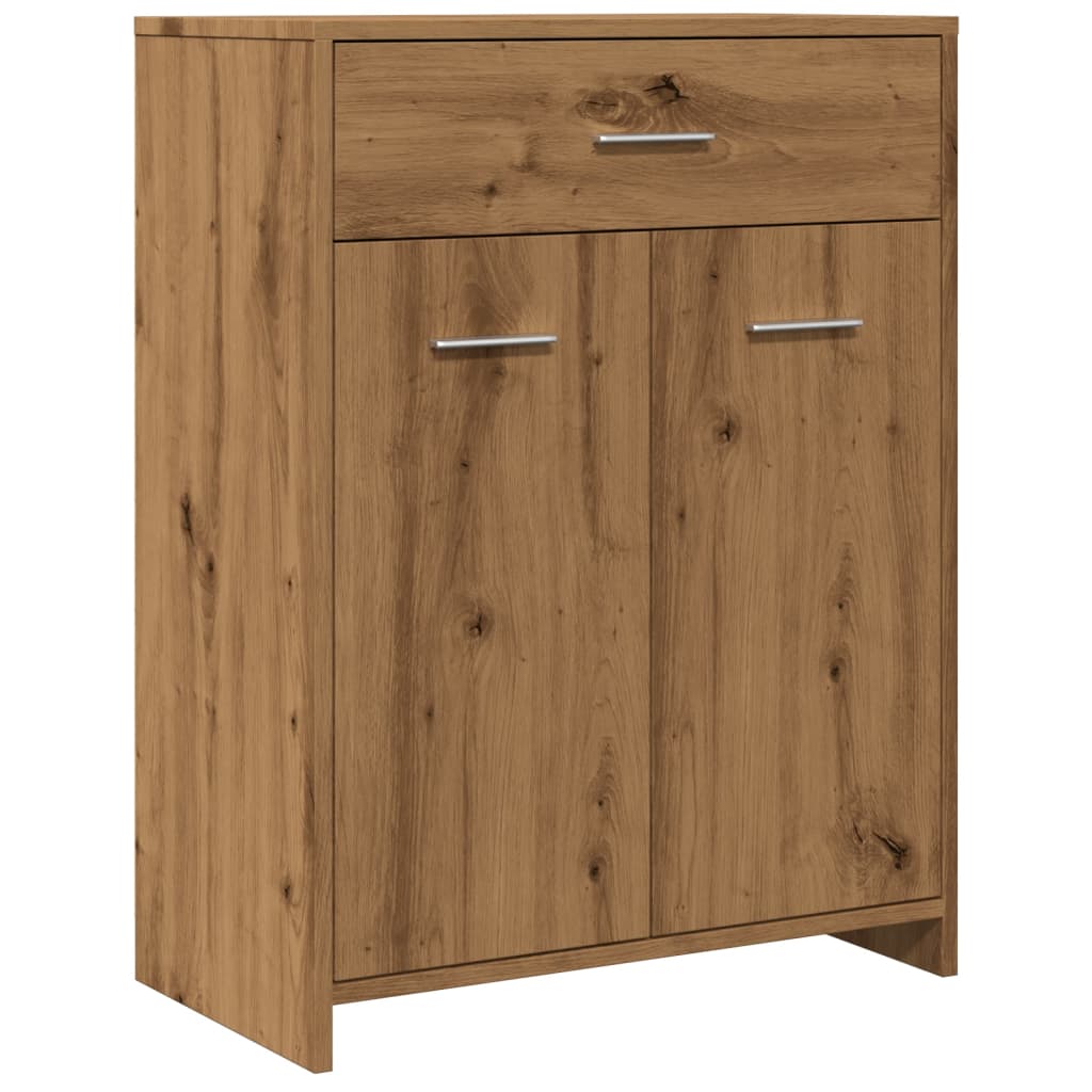 Badschrank Artisan-Eiche 60x33x80 cm Holzwerkstoff