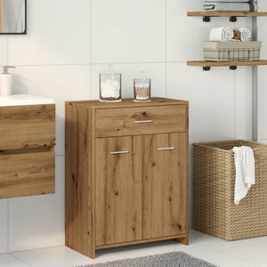 Badschrank Artisan-Eiche 60x33x80 cm Holzwerkstoff