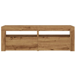 vidaXL TV-Schrank mit LED Artisan-Eiche 120x35x40 cm Holzwerkstoff