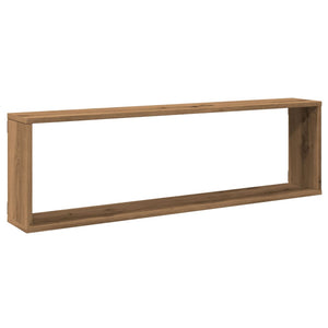 vidaXL Würfel-Wandregale 4 Stk. Artisan-Eiche 100x15x30 Holzwerkstoff