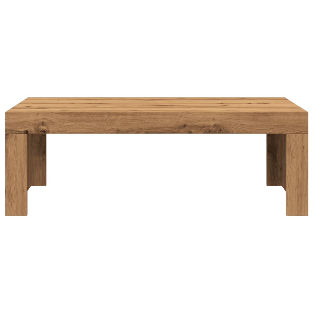 vidaXL Couchtisch Artisan-Eiche 102x50x35 cm Holzwerkstoff