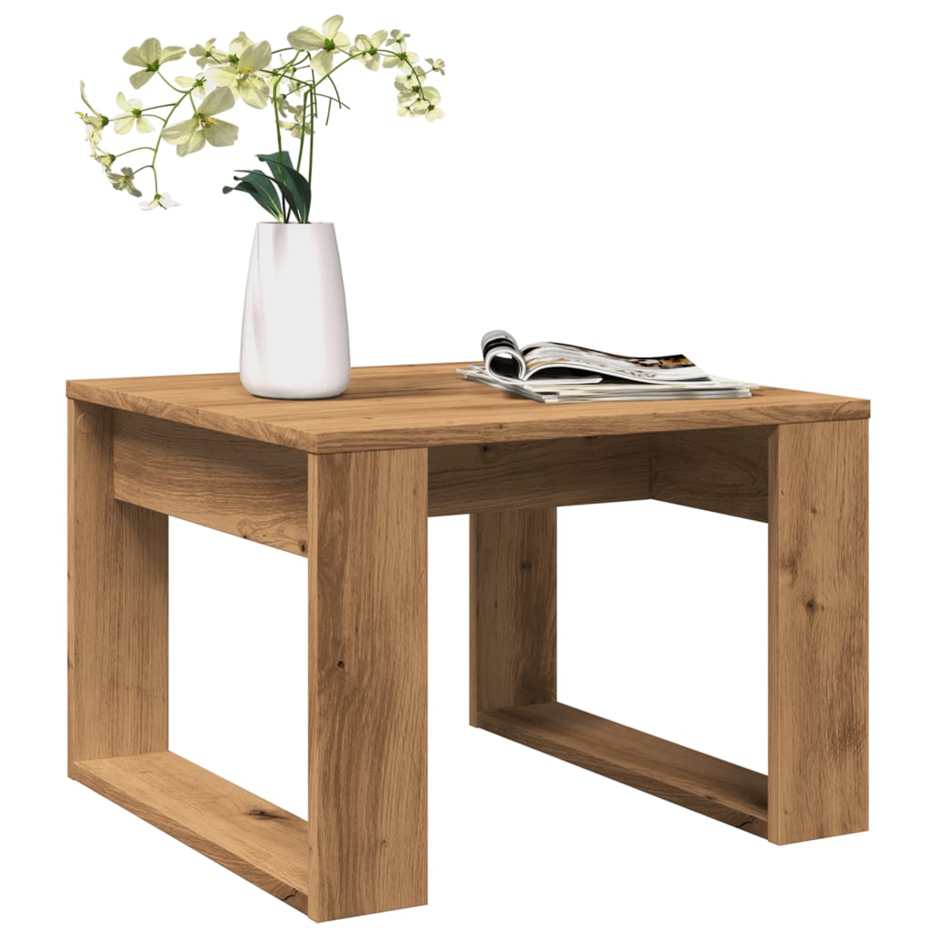 vidaXL Beistelltisch Artisan-Eiche 50x50x35 cm Holzwerkstoff