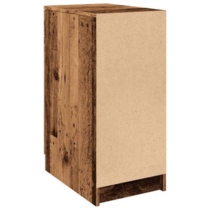 vidaXL Büroschrank Altholz-Optik 33x50x75 cm Holzwerkstoff