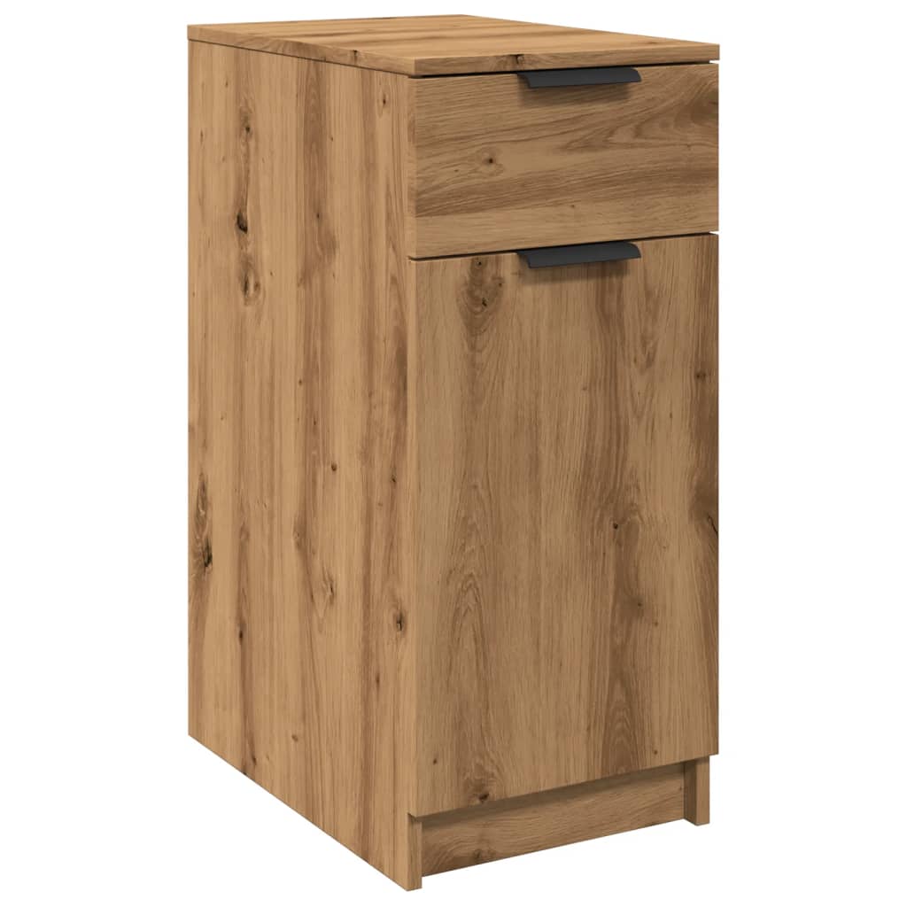 vidaXL Büroschrank Artisan-Eiche 33x50x75 cm Holzwerkstoff