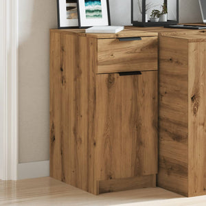 vidaXL Büroschrank Artisan-Eiche 33x50x75 cm Holzwerkstoff