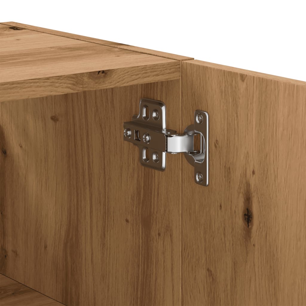 vidaXL Wandschrank Artisan-Eiche 60x31x60 cm Holzwerkstoff