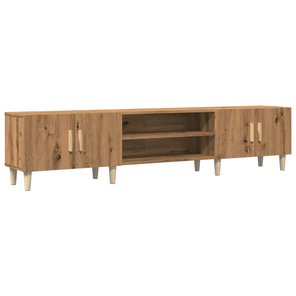 vidaXL TV-Schrank Artisan-Eiche 180x31,5x40 cm Holzwerkstoff