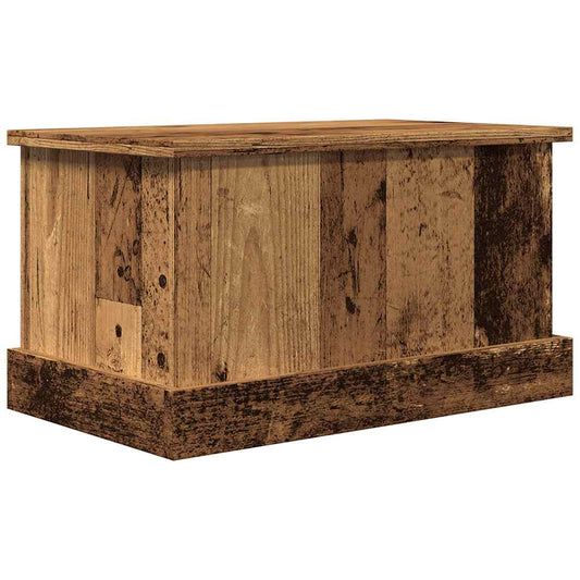 vidaXL Truhe Altholz-Optik 30x50x28 cm Holzwerkstoff