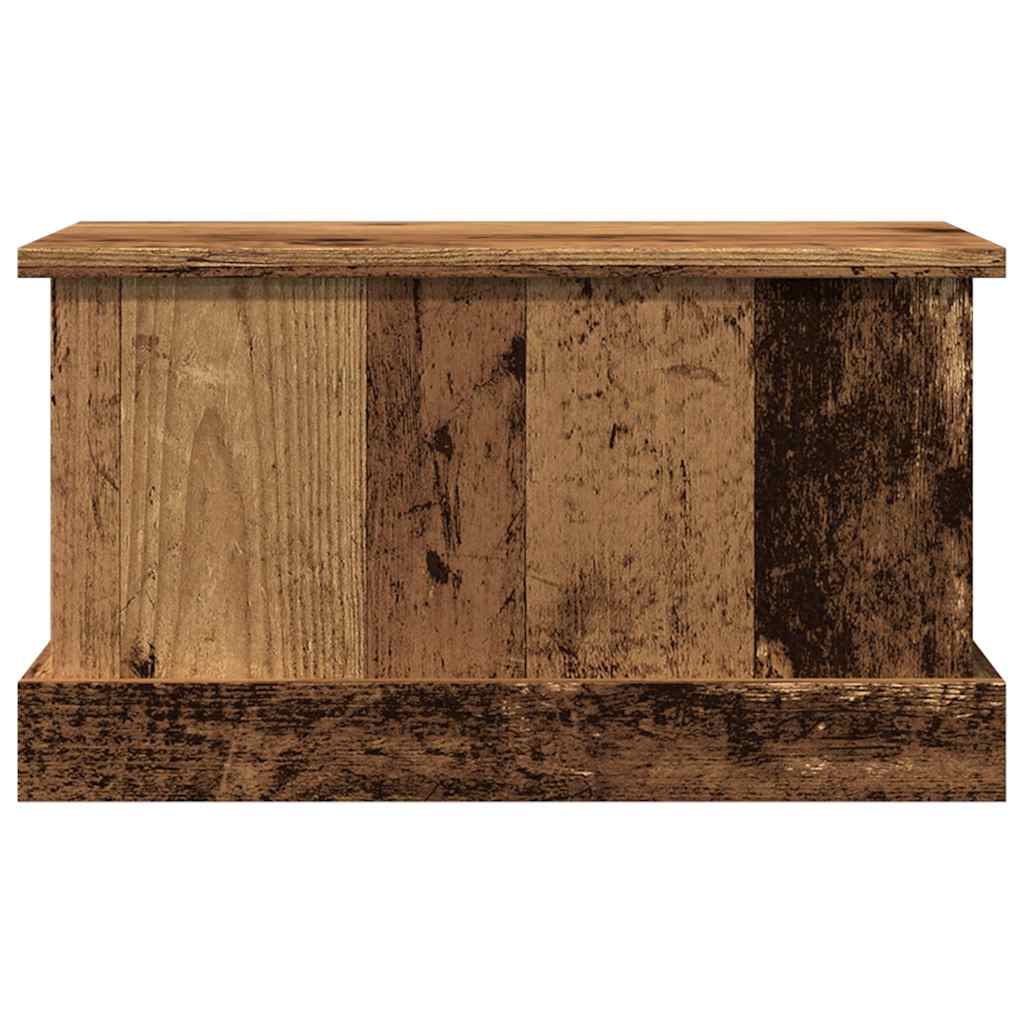 vidaXL Truhe Altholz-Optik 30x50x28 cm Holzwerkstoff