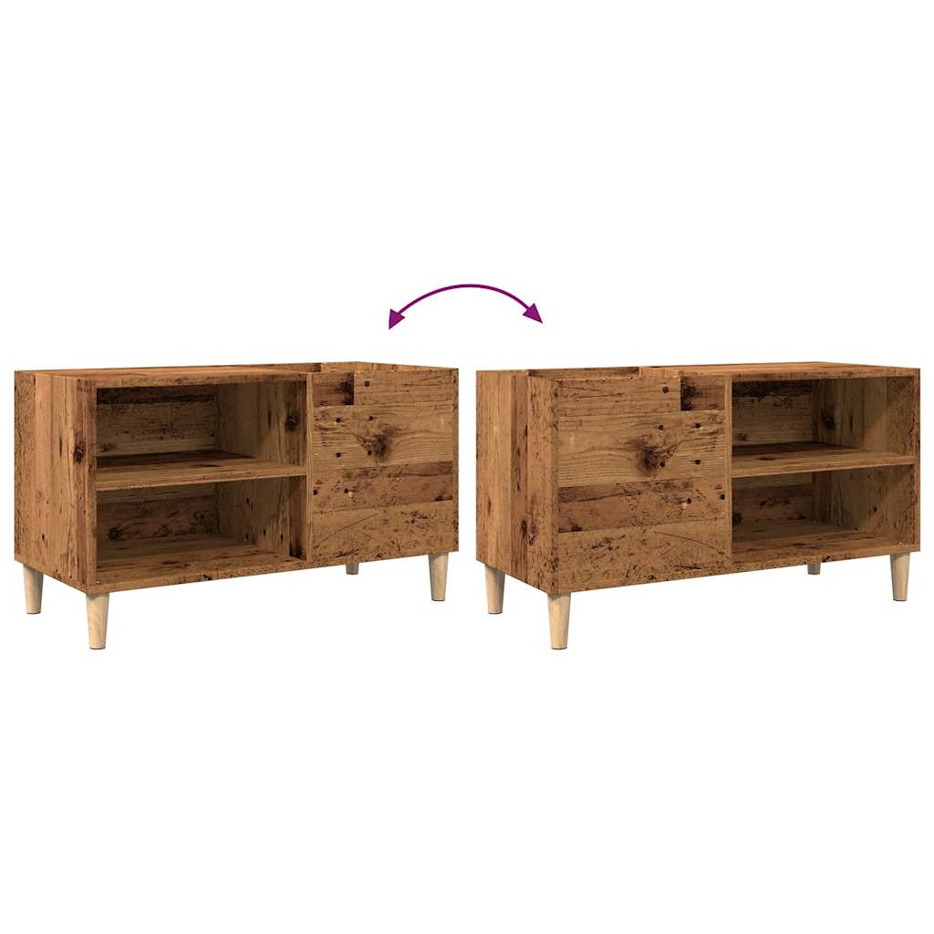 vidaXL Plattenschrank Altholz-Optik 84,5x38x48 cm Holzwerkstoff
