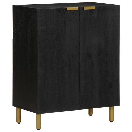 vidaXL Sideboard Schwarz 60x33x75 cm Holzwerkstoff