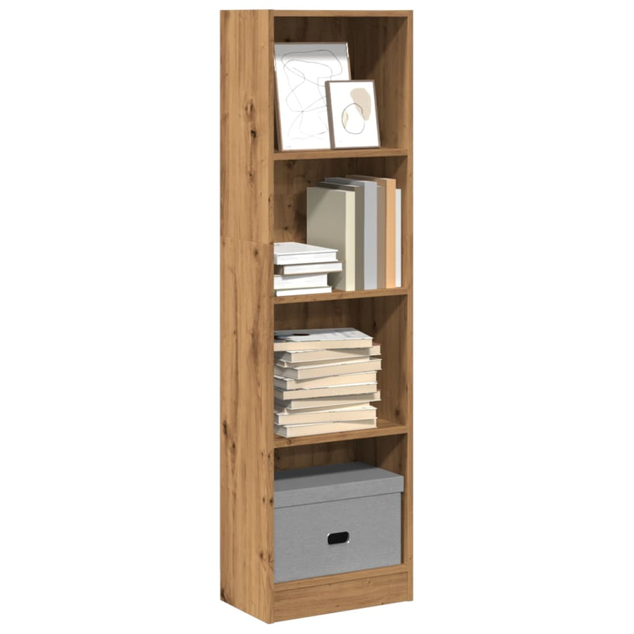 Bücherregal Artisan-Eiche 40x24x143 cm Holzwerkstoff VIDAXL