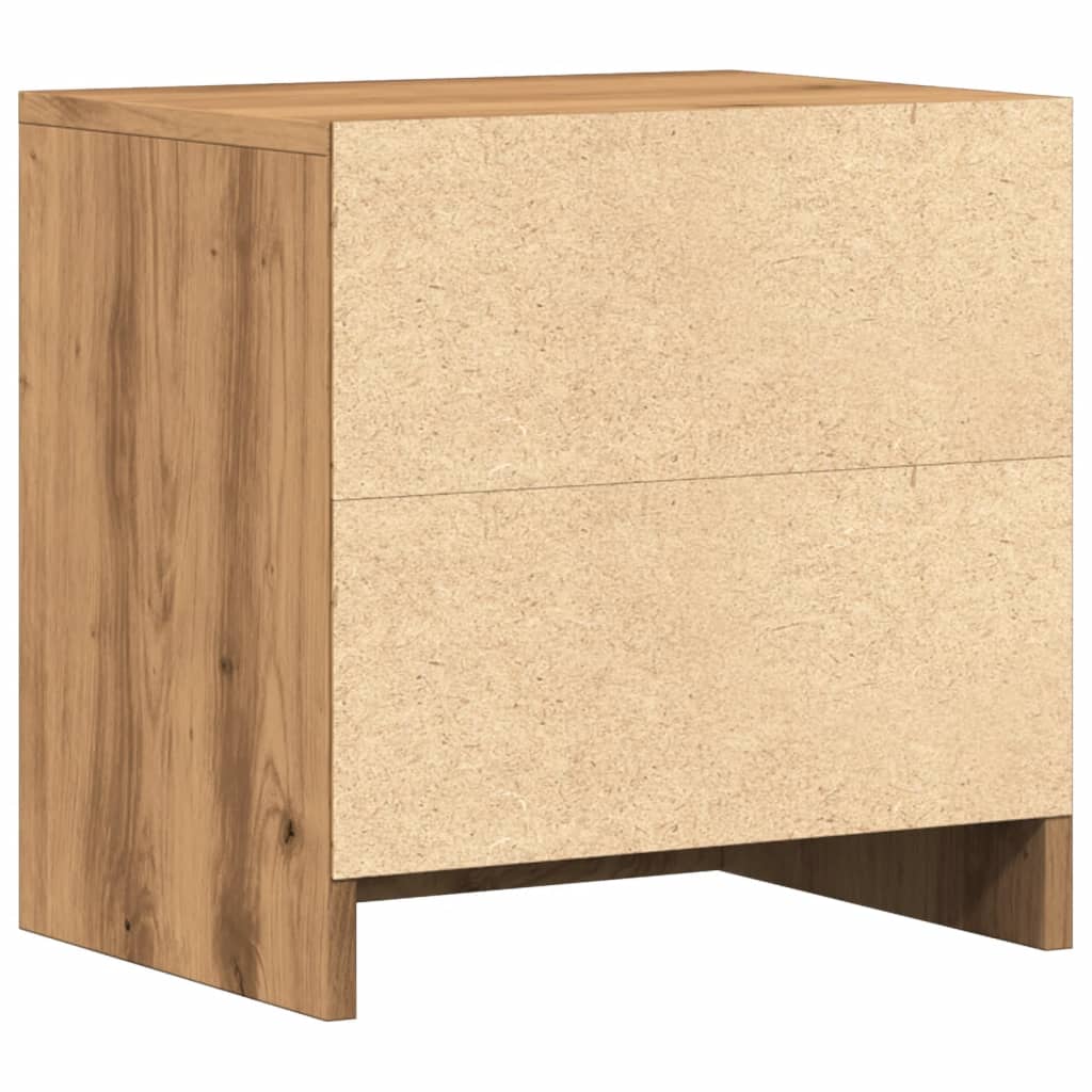 vidaXL Nachttisch Artisan-Eiche 40x30x40 cm Holzwerkstoff