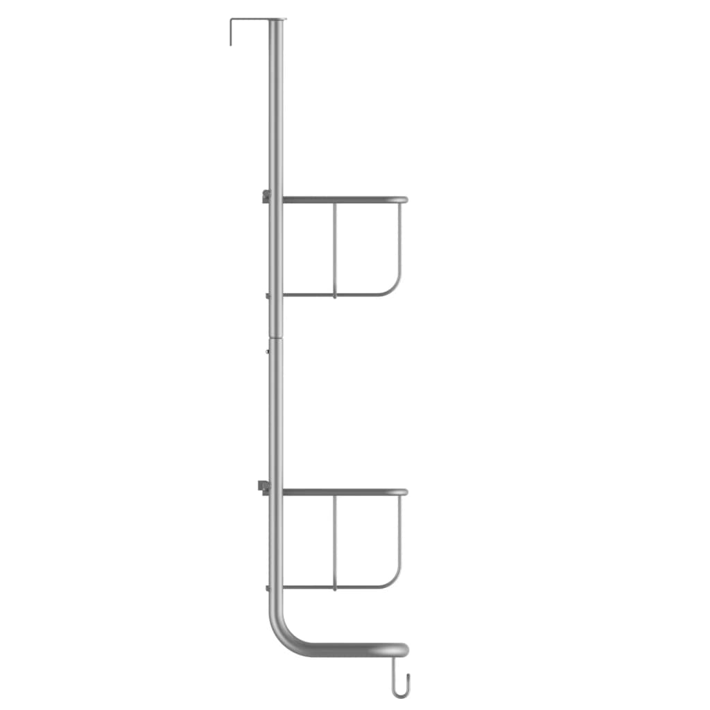 EISL Wandregal Silbern Matt 30,5x13x62 cm